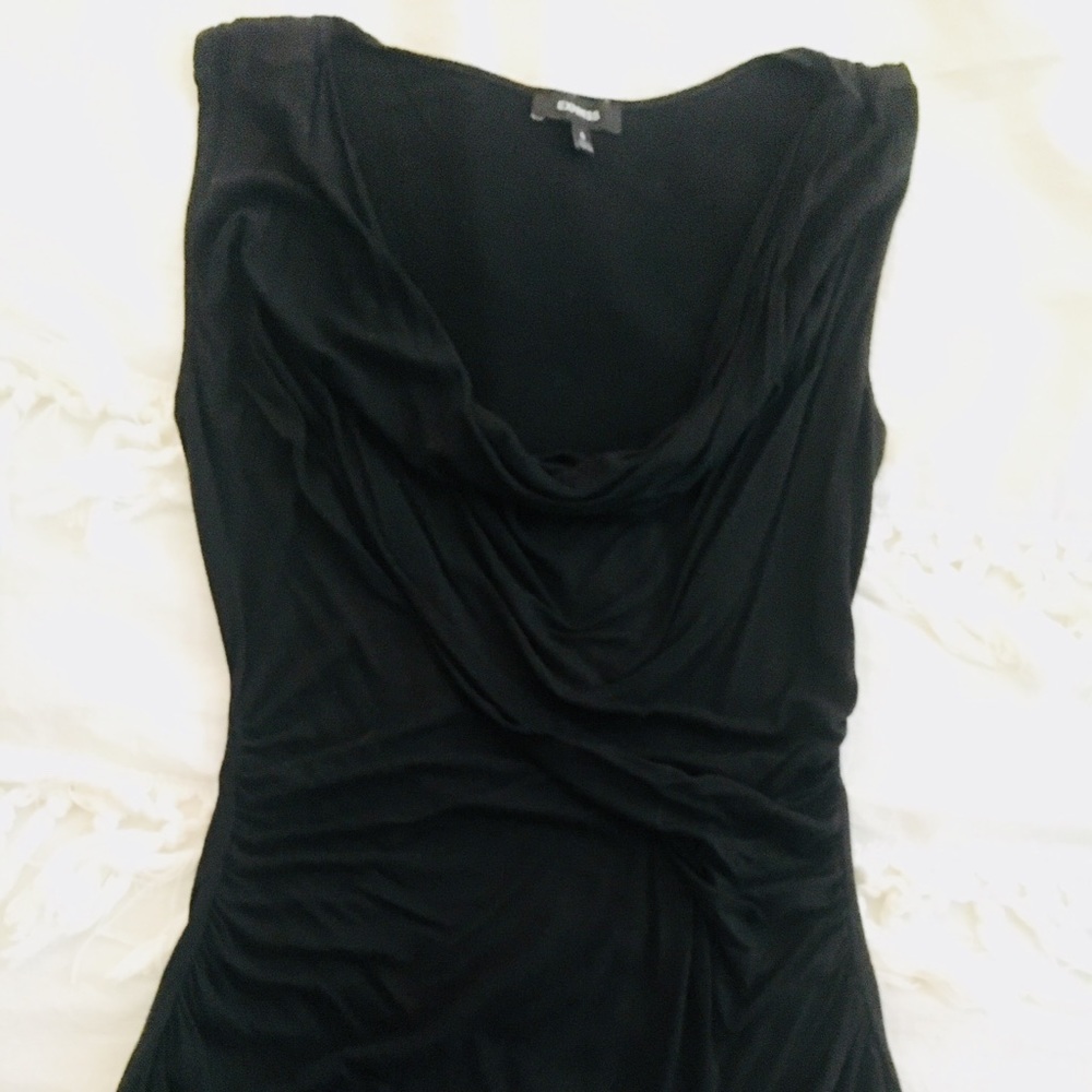 Express Deep Drape Neck Sleeveless Top